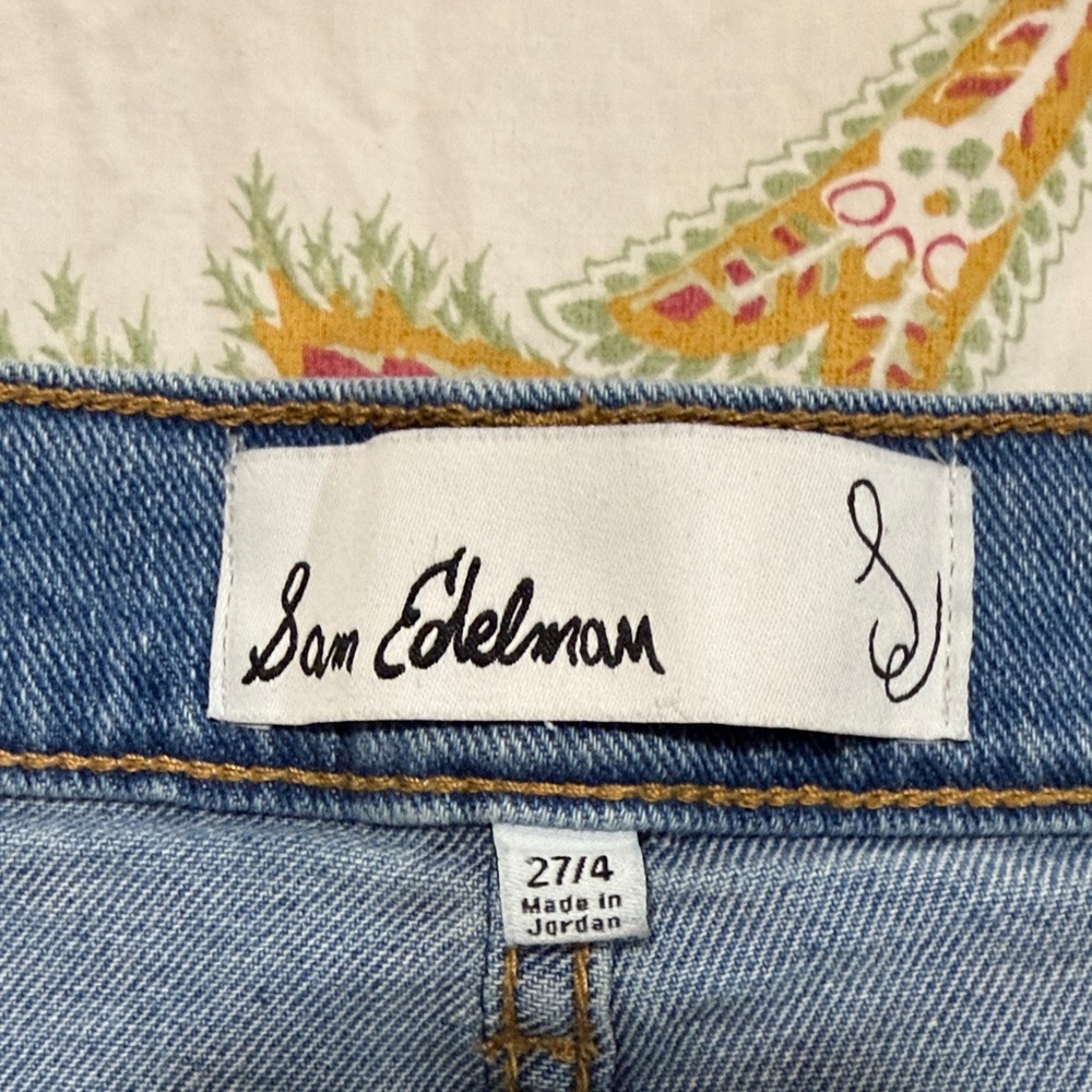 Sam Edelman Codie High Rise Button-Fly Women's Jeans - Picture 2 of 11